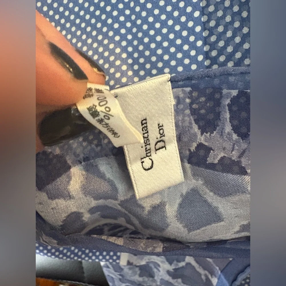 Christian Dior vintage silk scarf